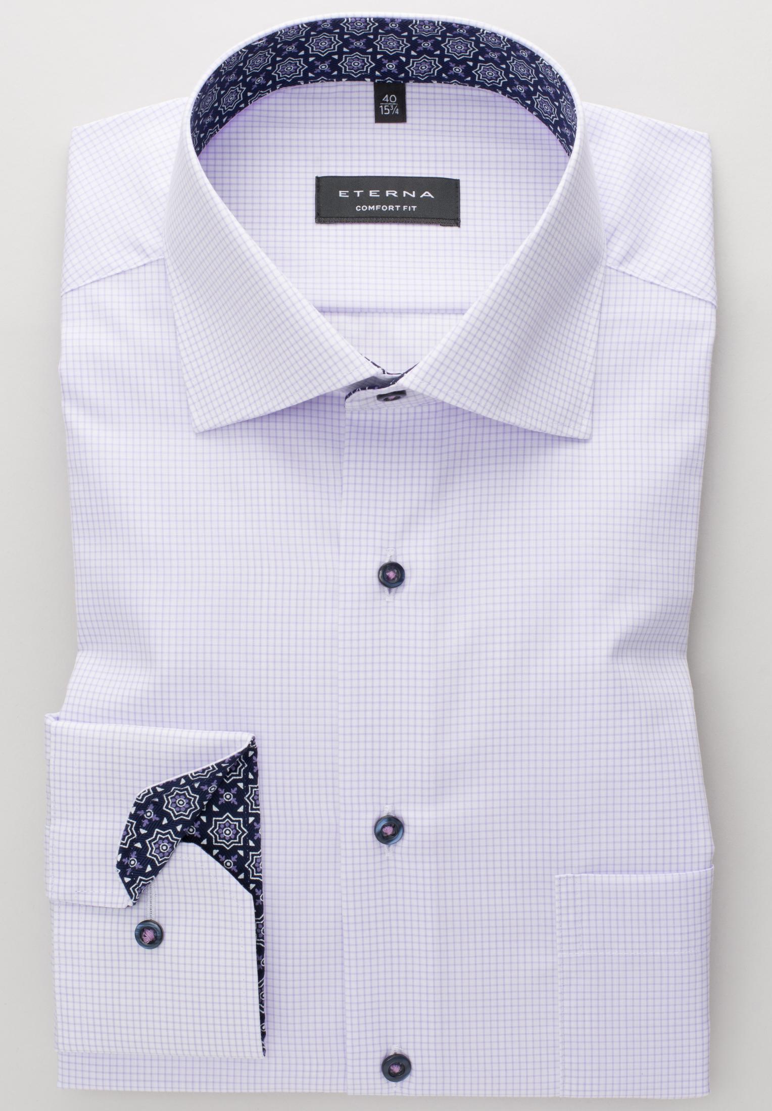 Мужская рубашка ETERNA, белая, цвет белый, размер 46 - фото 5