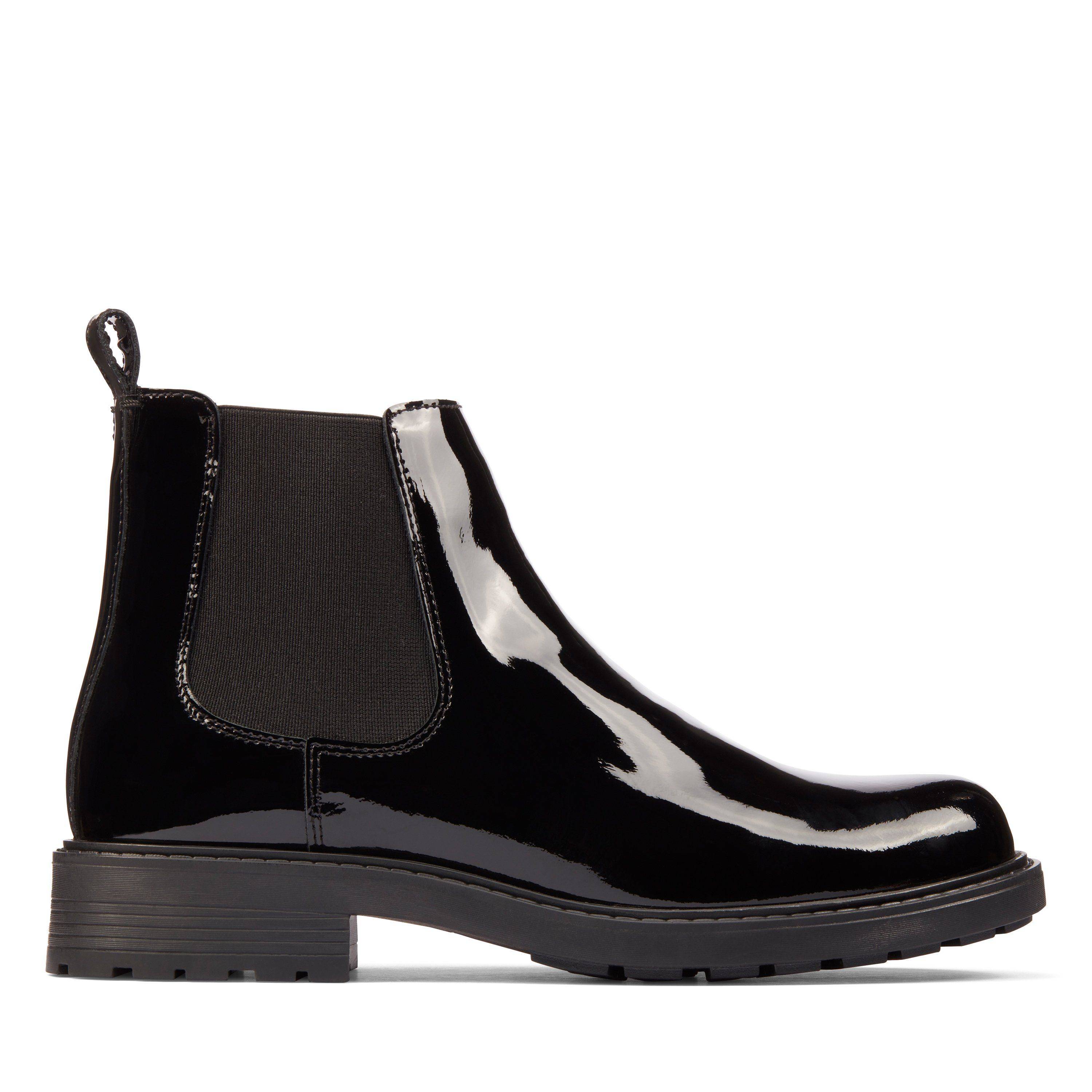 

Женские челси Clarks, черные, Черный