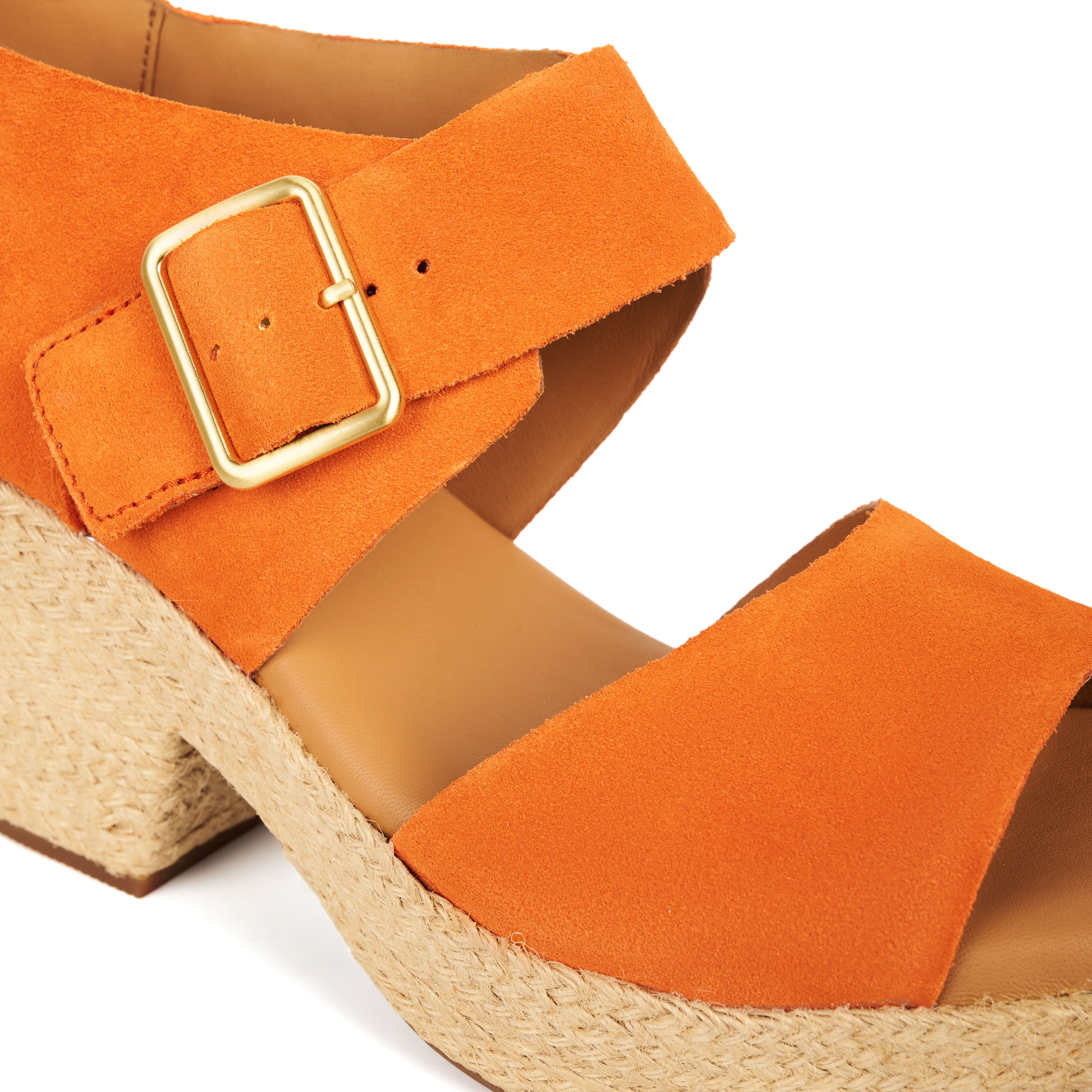 

Женские босоножки Clarks, оранжевые, Оранжевый