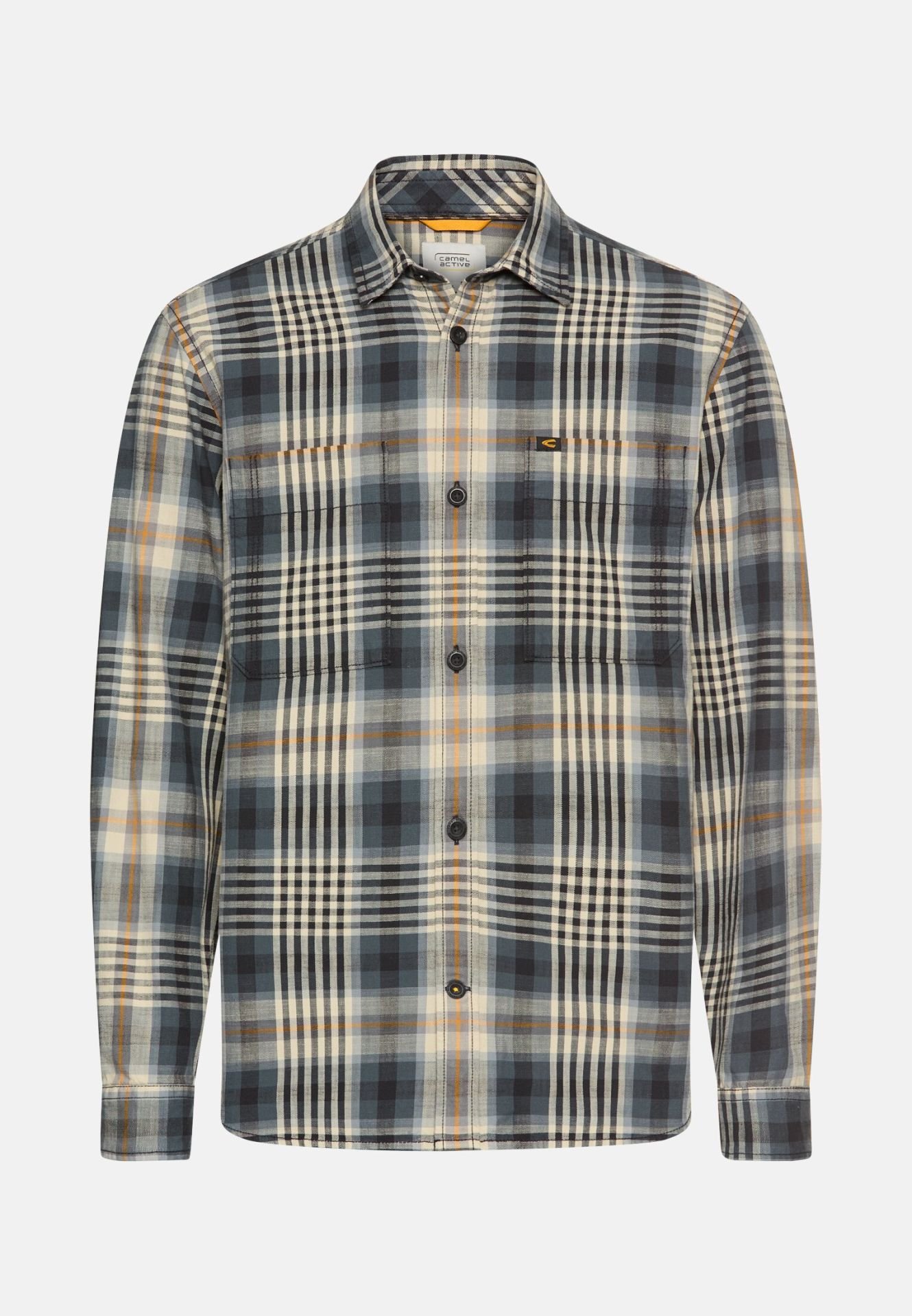 

Мужская рубашка Camel Active, серая, Серый