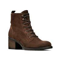 Женские высокие ботинки Clarks(Thornby Lace 26147224), коричневые, арт: 26147224