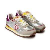 Детские кроссовки Pepe Jeans London(BELLE METAL PGS30389), серебряные, арт: PGS30389