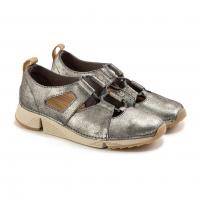 Женские кроссовки Clarks(Tri Sense 26138922), серебряные, арт: 26138922