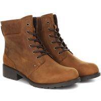 Женские высокие ботинки Clarks, коричневые, арт: 26110936