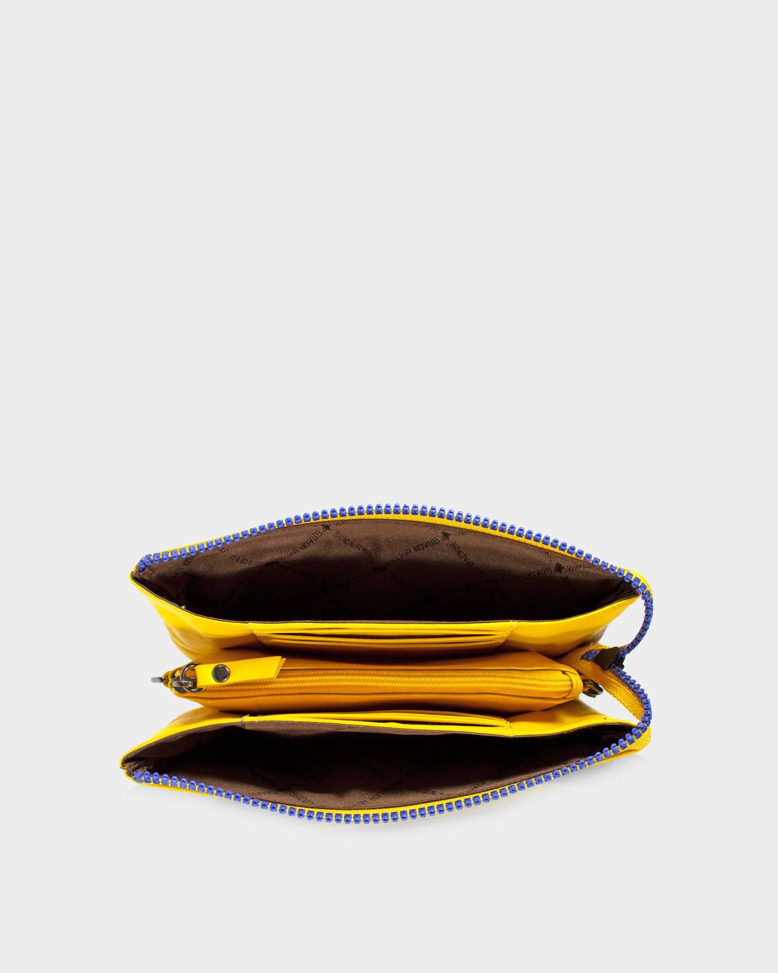 Женская сумка кросс-боди женщин Braun Buffel, желтая, цвет желтый, размер ONE SIZE - фото 5