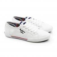 Женщины кеды Pepe Jeans London(ABERLADY ECOBASS PLS31193), белые, арт: PLS31193