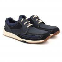 Мужские полуботинки Clarks, синие, арт: 26157989