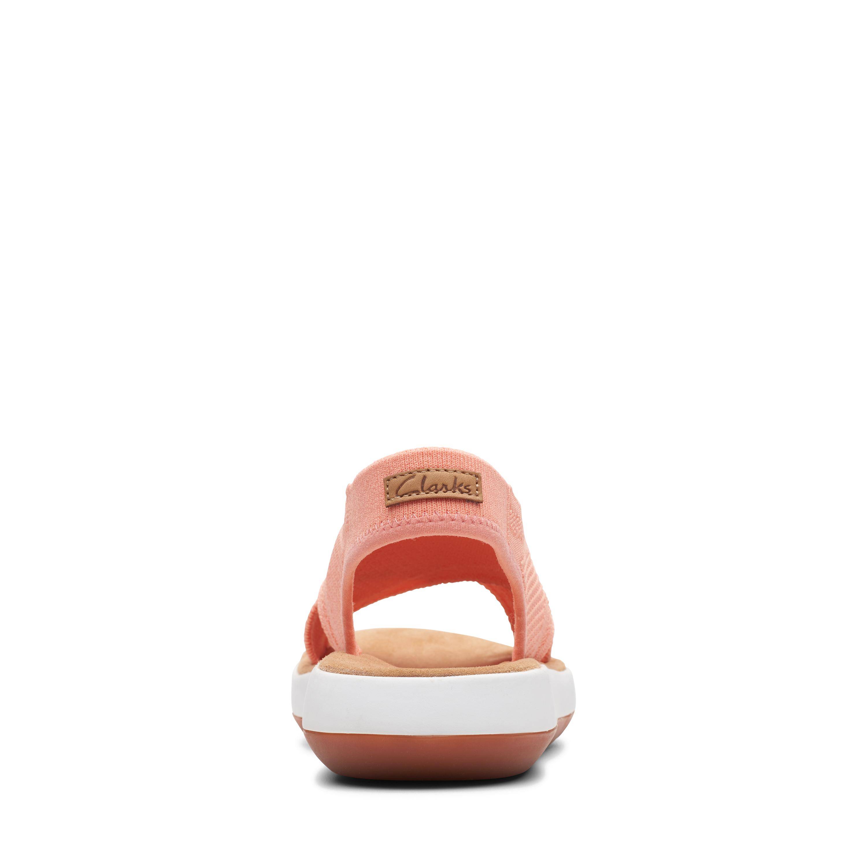 

Женские сандалии Clarks, кораловые, Коралловый