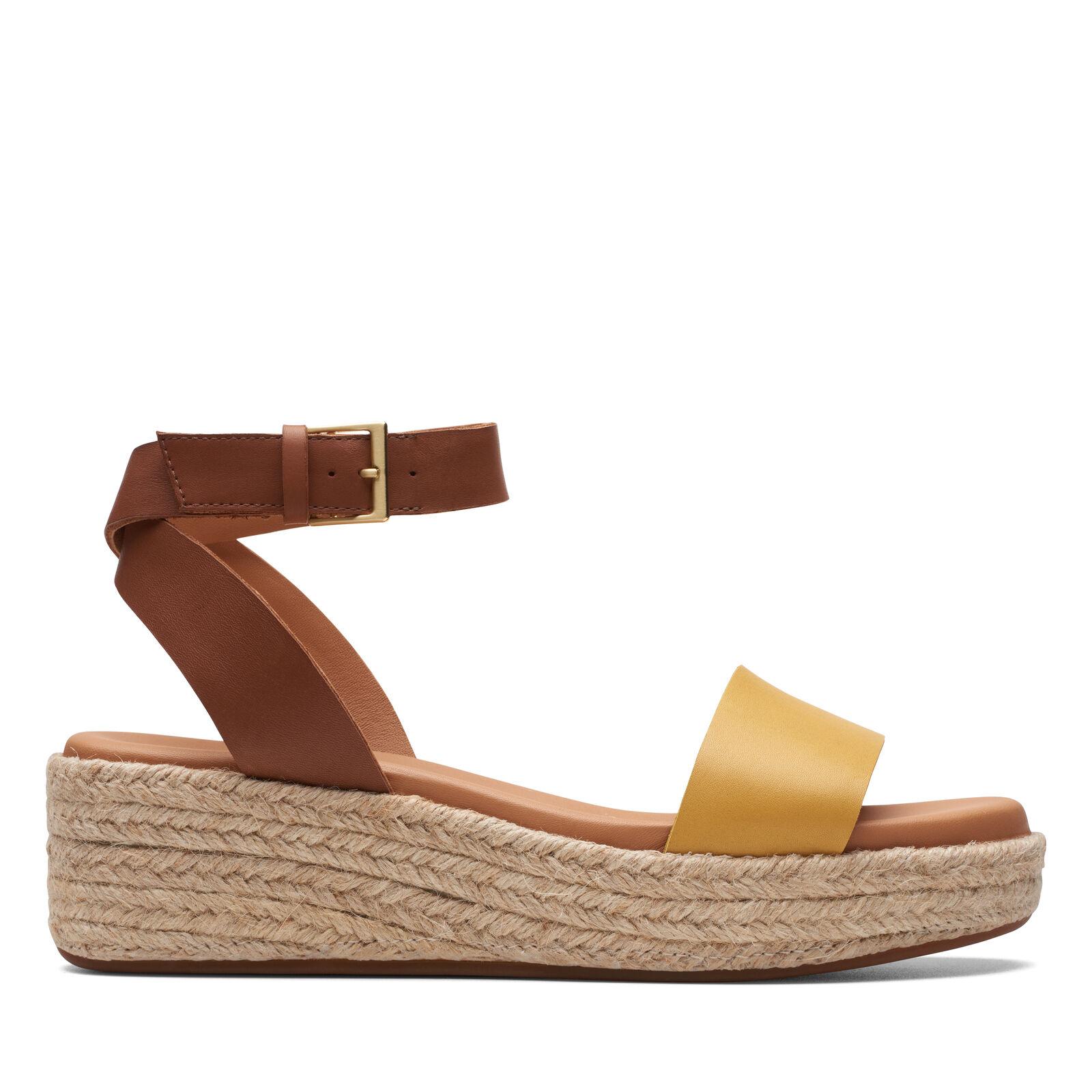 

Женские сандалии Clarks, коричневые, Коричневый