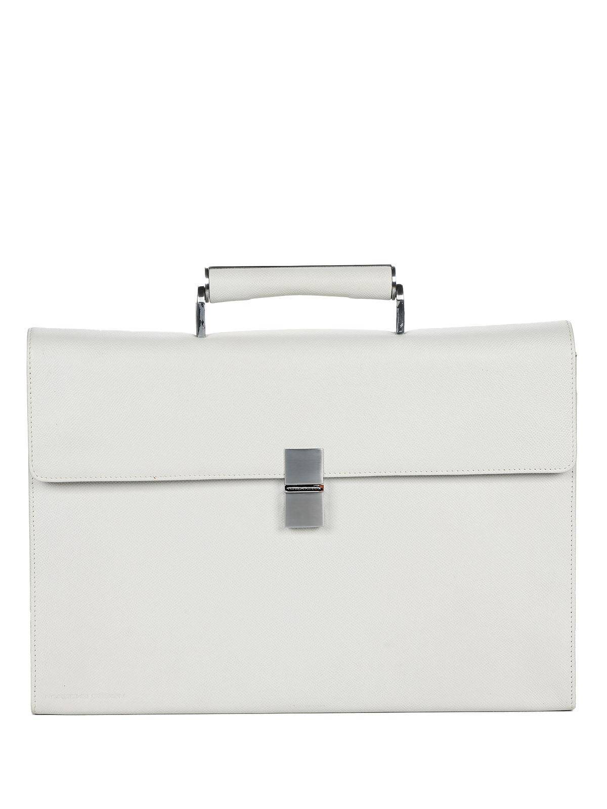 Портфель Porsсhe Design French Classic BriefBag FS 4090001019, цвет серый, размер ONE SIZE