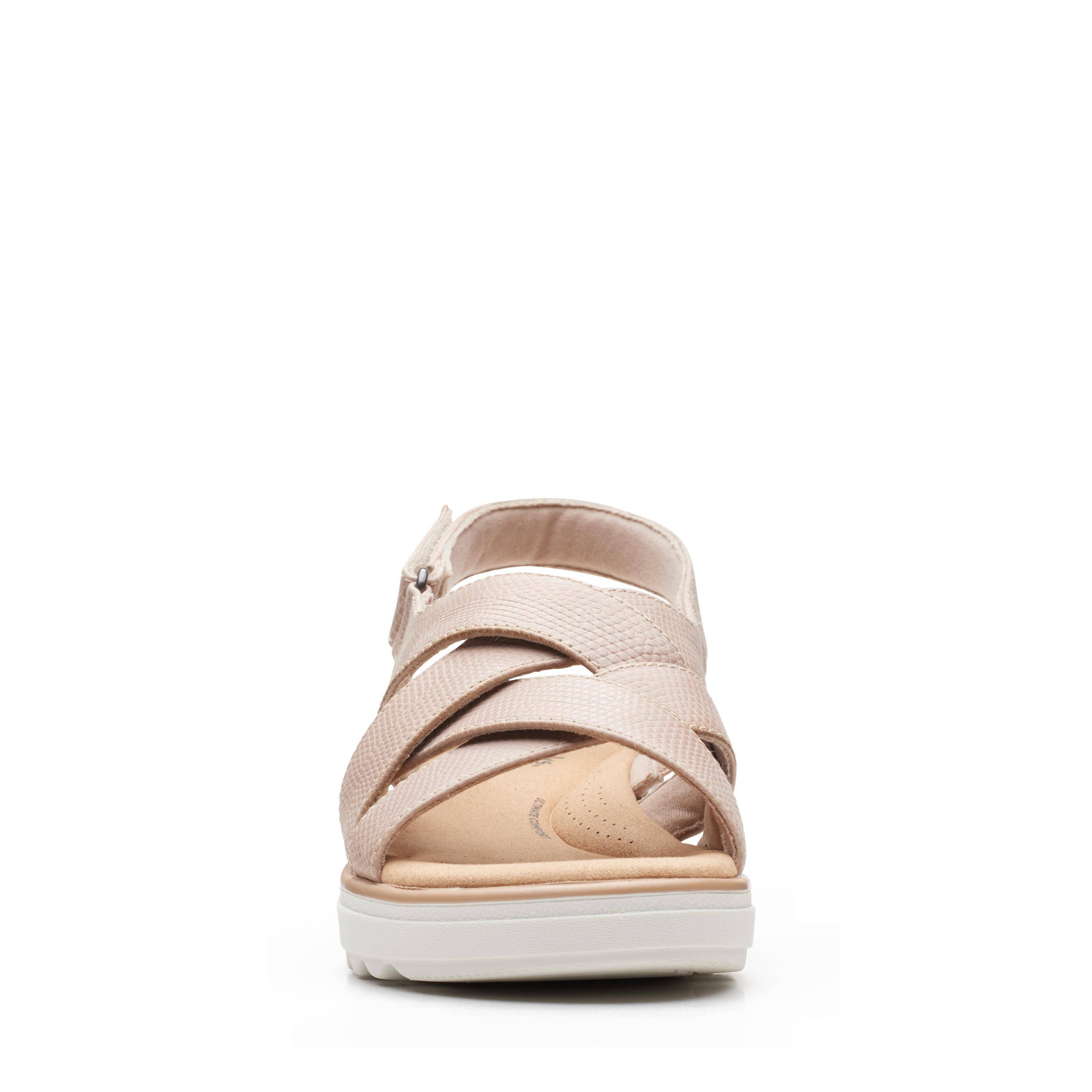 

Женские сандалии Clarks, бежевые, Бежевый
