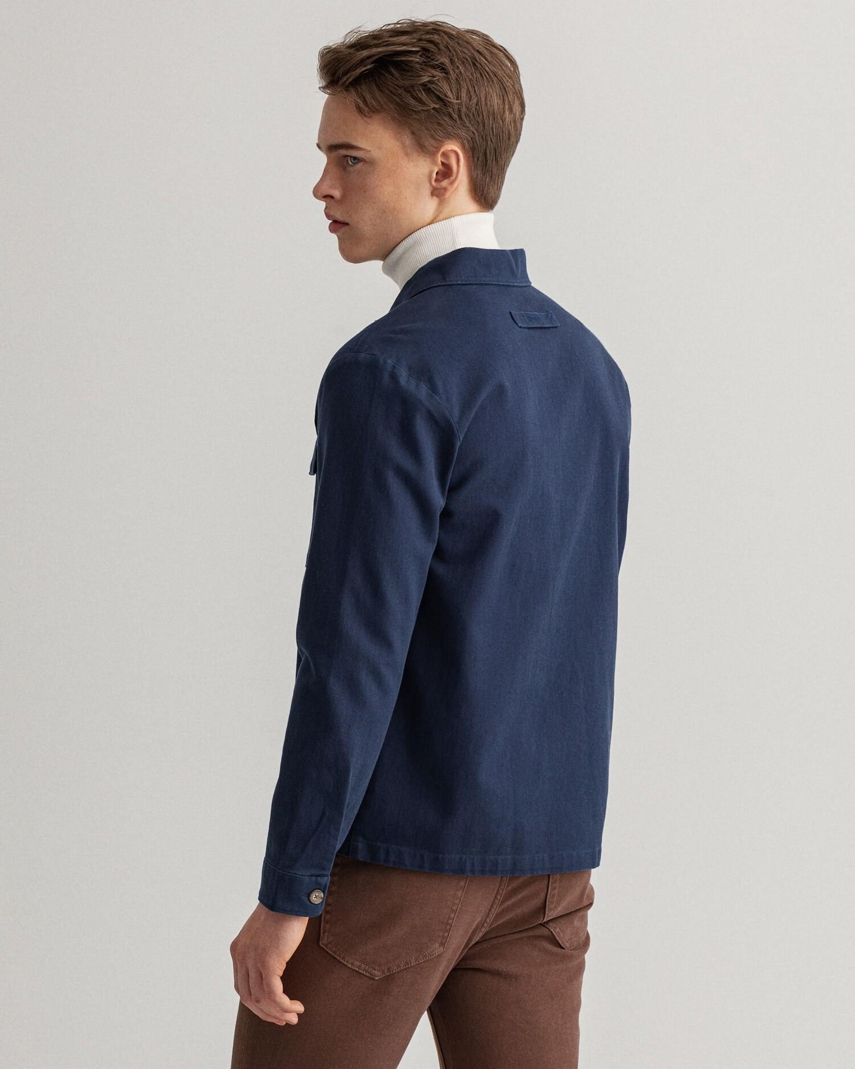 

Мужская рубашка Gant, синяя, Синий