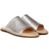 Женские сланцы Clarks, серебряные, арт: 26139294