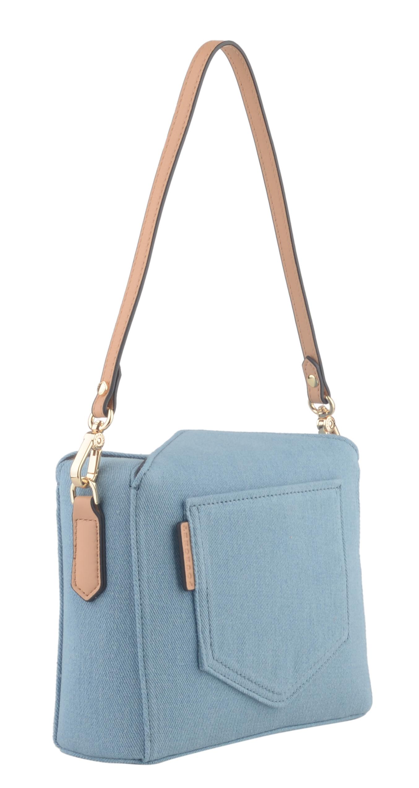 Женская сумка Maison Pourchet, синяя, цвет синий, размер ONE SIZE - фото 2