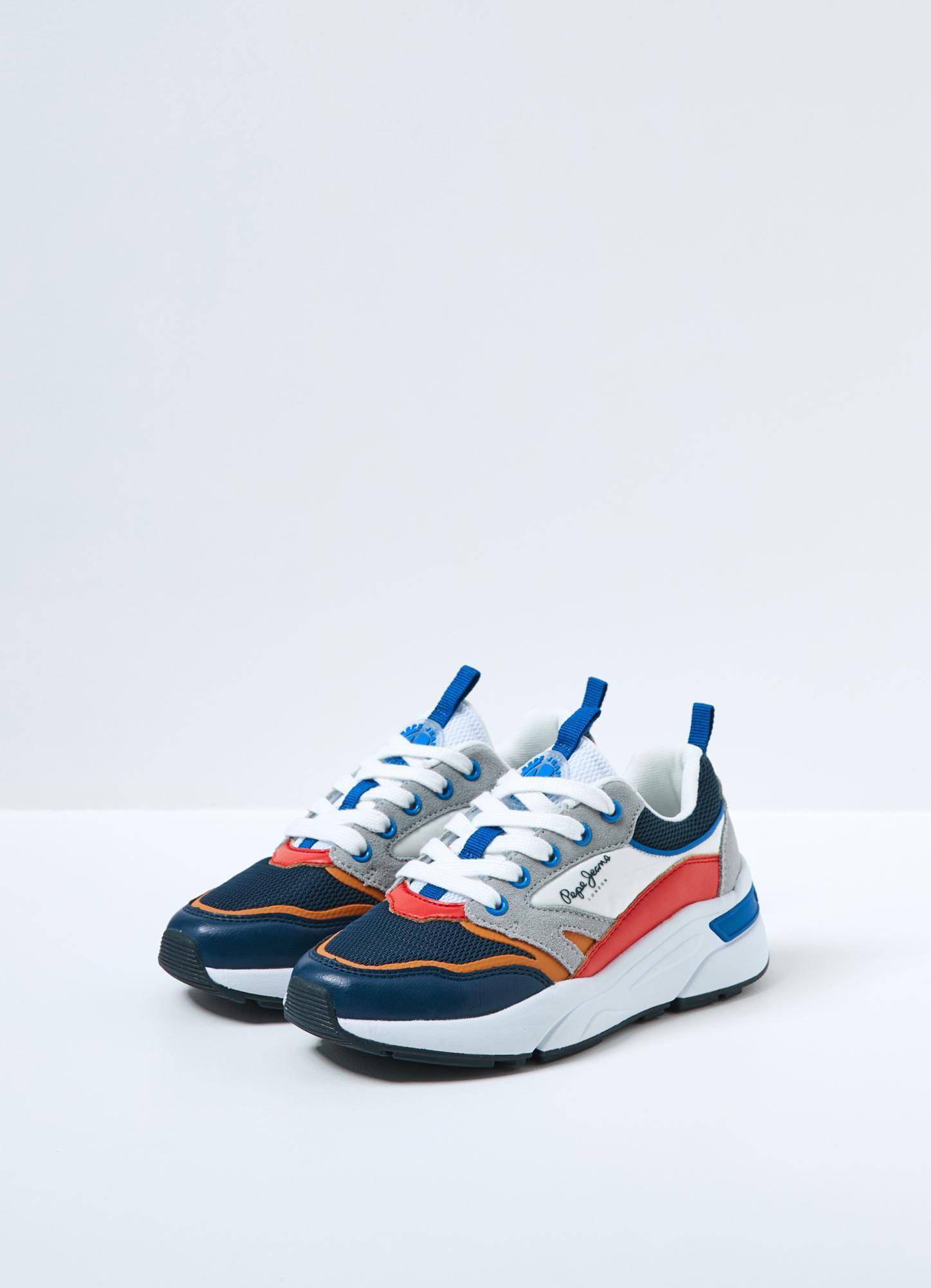 

Детские кроссовки Pepe Jeans London (ARROW LAYERS BOY s_PBS30521), синие, Синий