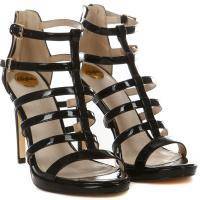 Женские босоножки Buffalo shoes, черные, арт: 1291090