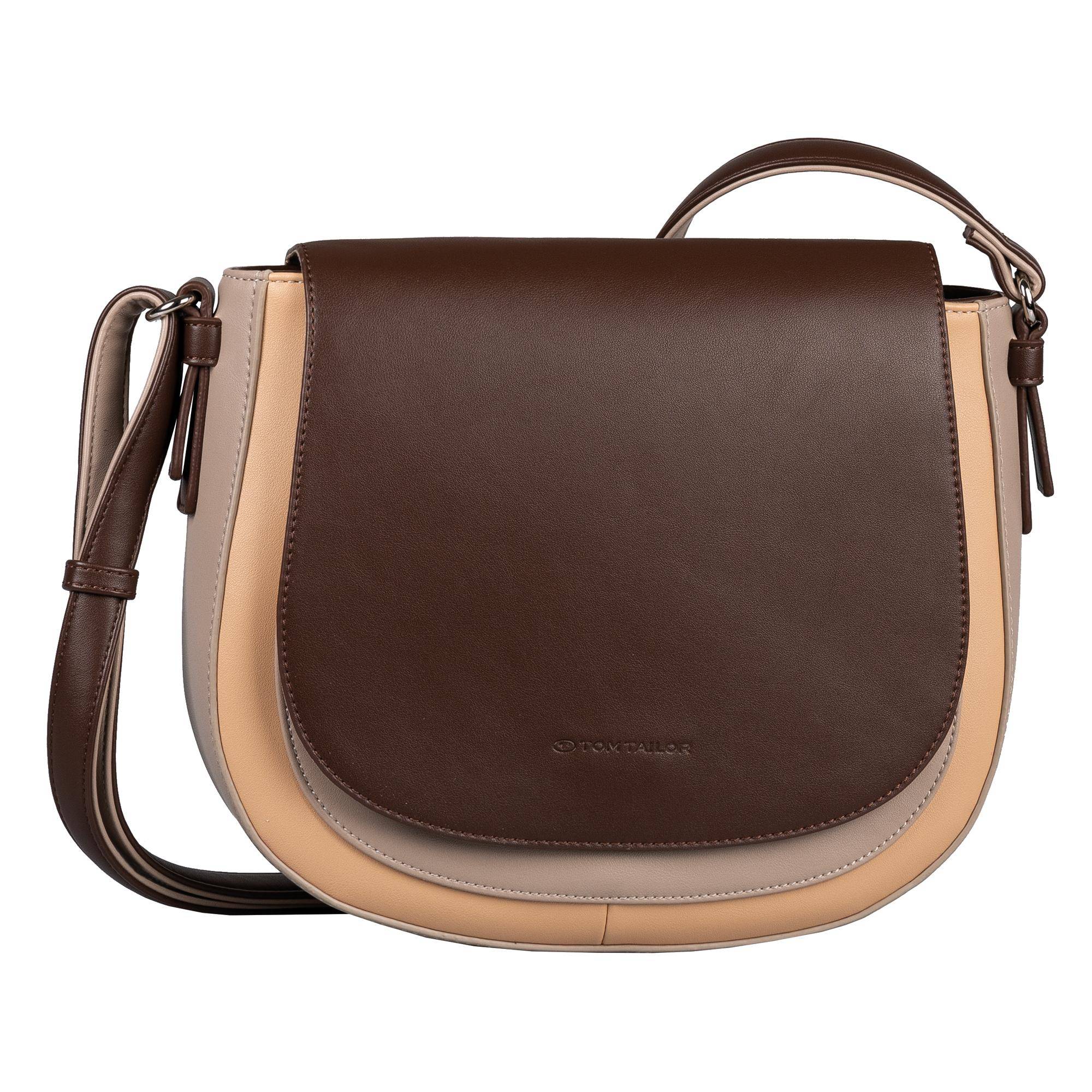 Женская сумка Tom Tailor, коричневая, цвет коричневый, размер ONE SIZE