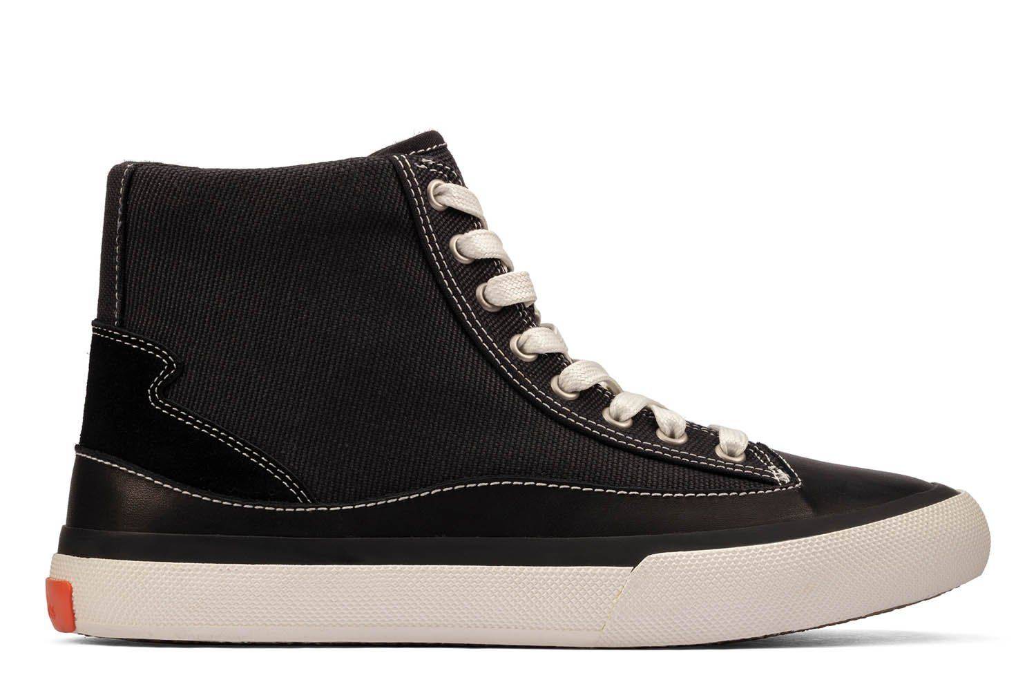 

Женские высокие кеды Clarks (Aceley Hi 26158441), черные, Черный