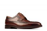 Мужские дерби брогированные Clarks(Oliver Wing 26152434), коричневые, арт: 26152434