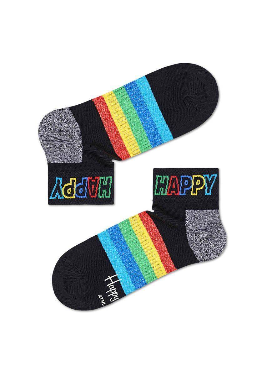 Носки Happy socks Rainbow Stripe 1/4 Crew Sock ATSTR13, размер 25 - фото 1