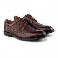 Мужские дерби брогированные Clarks, коричневые, арт: 26147527