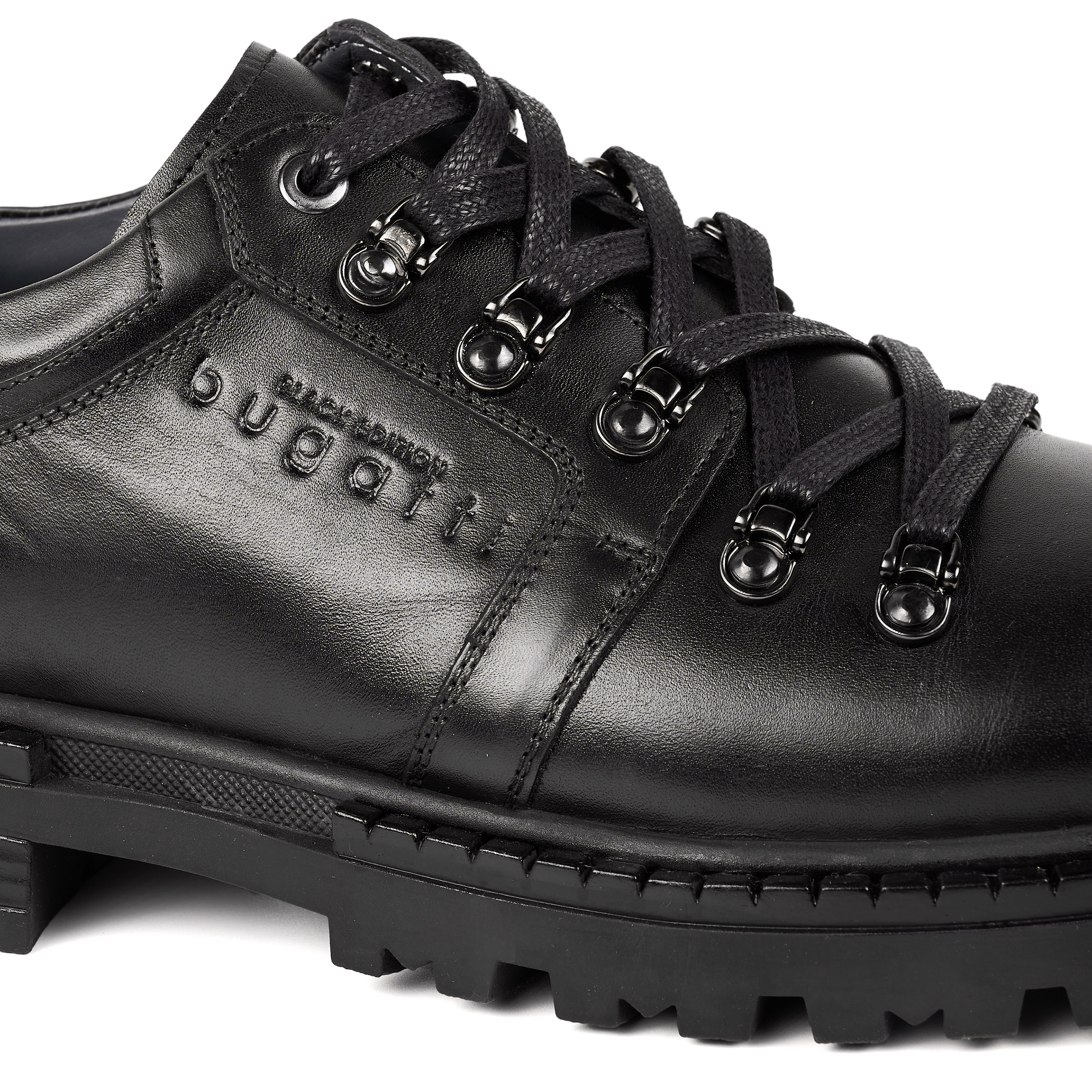 

Мужские полуботинки Bugatti, черные, Черный