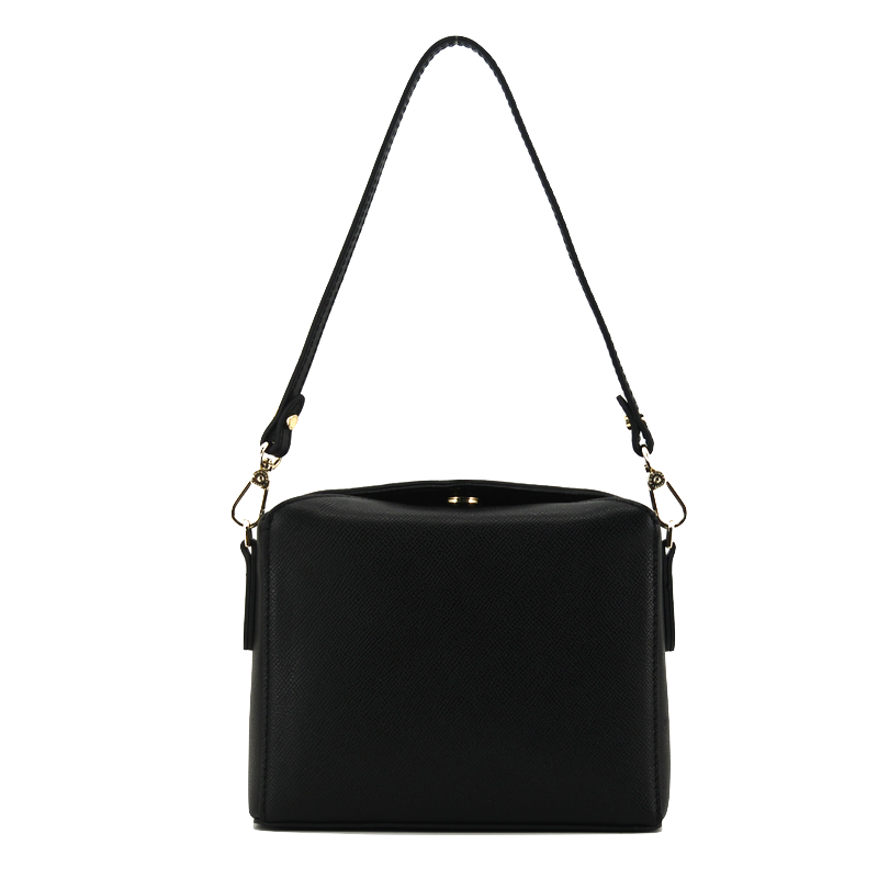 Кросс-боди Maison Pourchet Cassetta Leather 77101, цвет черный, размер ONE SIZE - фото 2