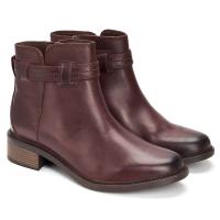 Женские полусапоги Clarks, коньячные, арт: 26167946