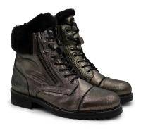 Женские высокие ботинки Pepe Jeans London, коричневые, арт: PLS50375