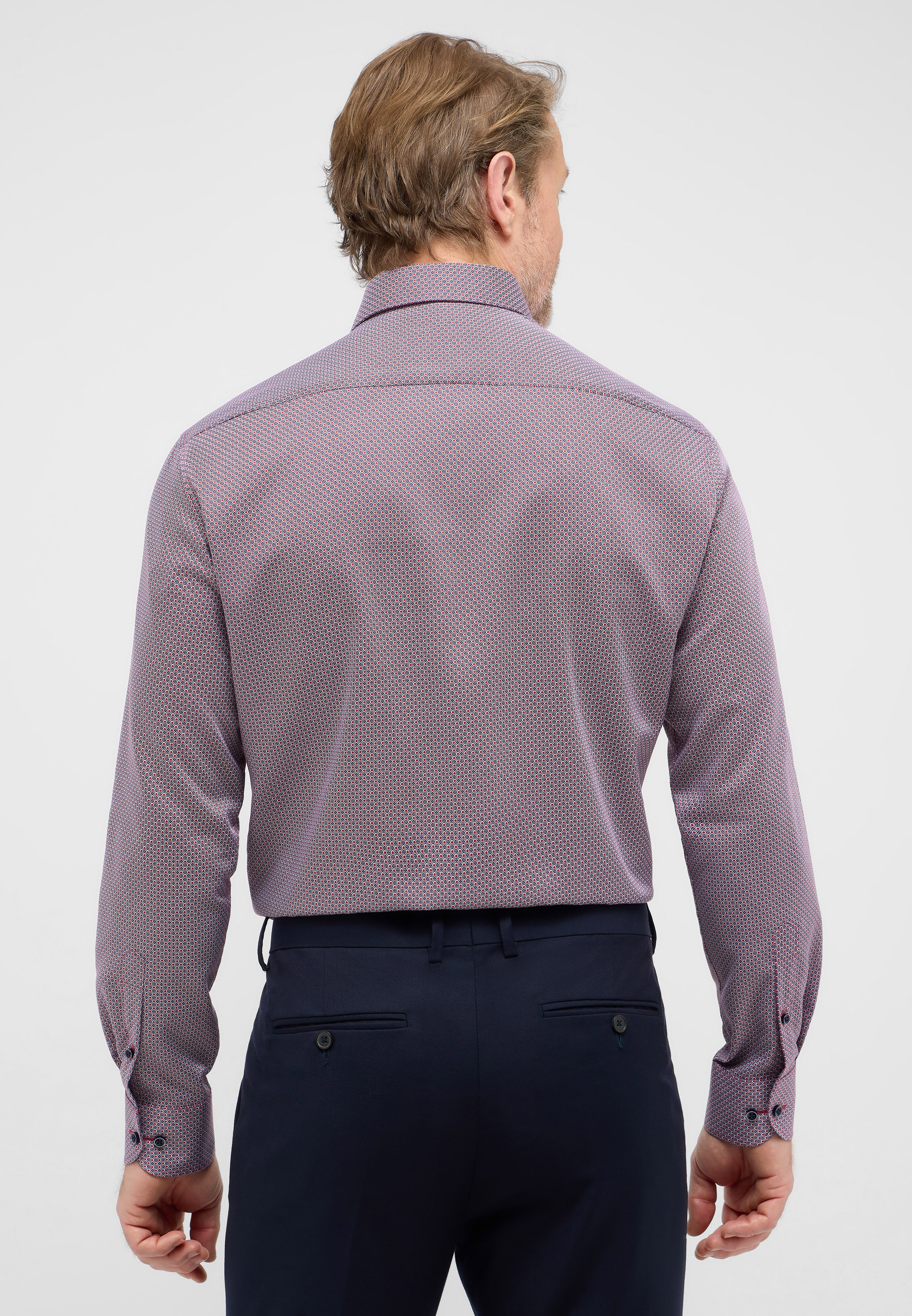 

Мужская рубашка ETERNA, красная, Красный