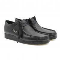 Мужские полуботинки Clarks(Wallabee 26155514), черные, арт: 26155514