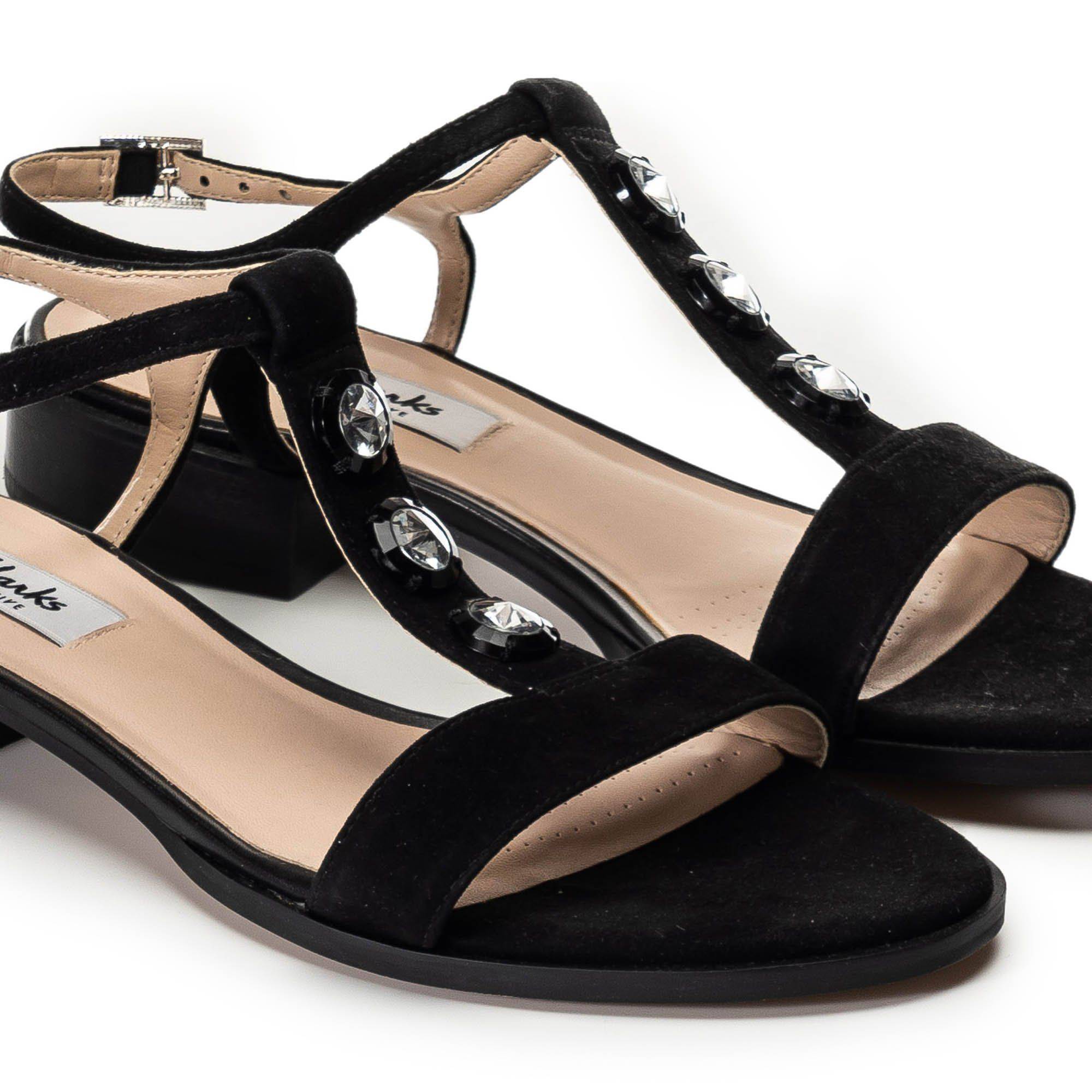 Женские сандалии Clarks(Bliss Shimmer 26117881), черные, цвет черный, размер 37 - фото 8
