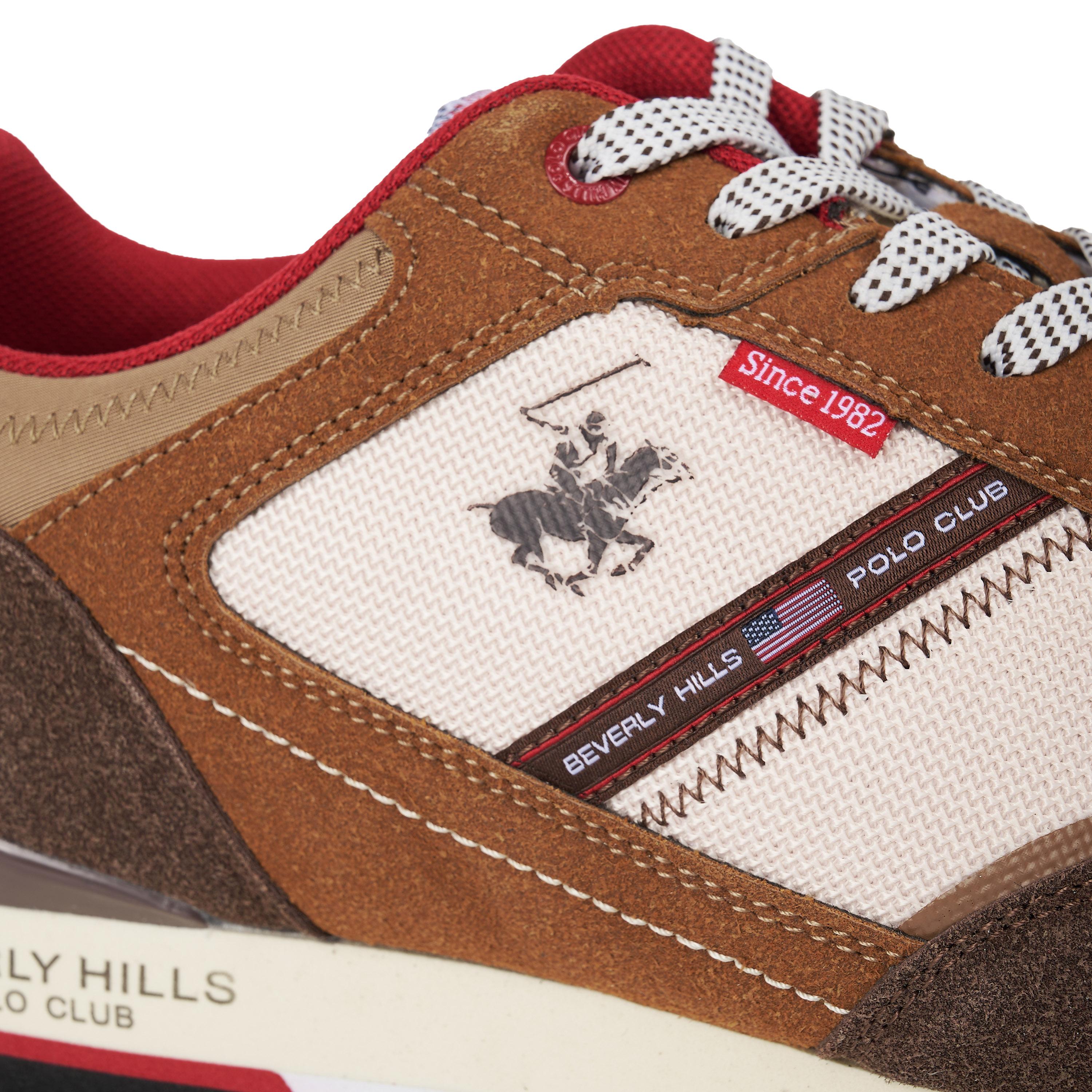 

Мужские кроссовки Beverly Hills Polo Club, коньячные, Коньячный