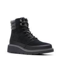 Женские высокие ботинки Clarks, черные, арт: 26146883