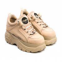 Женские кроссовки Buffalo shoes(1339-14 2.0 1533096), бежевые, арт: 1533096