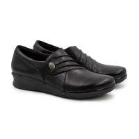 Женские полуботинки Clarks, черные, арт: 26137200
