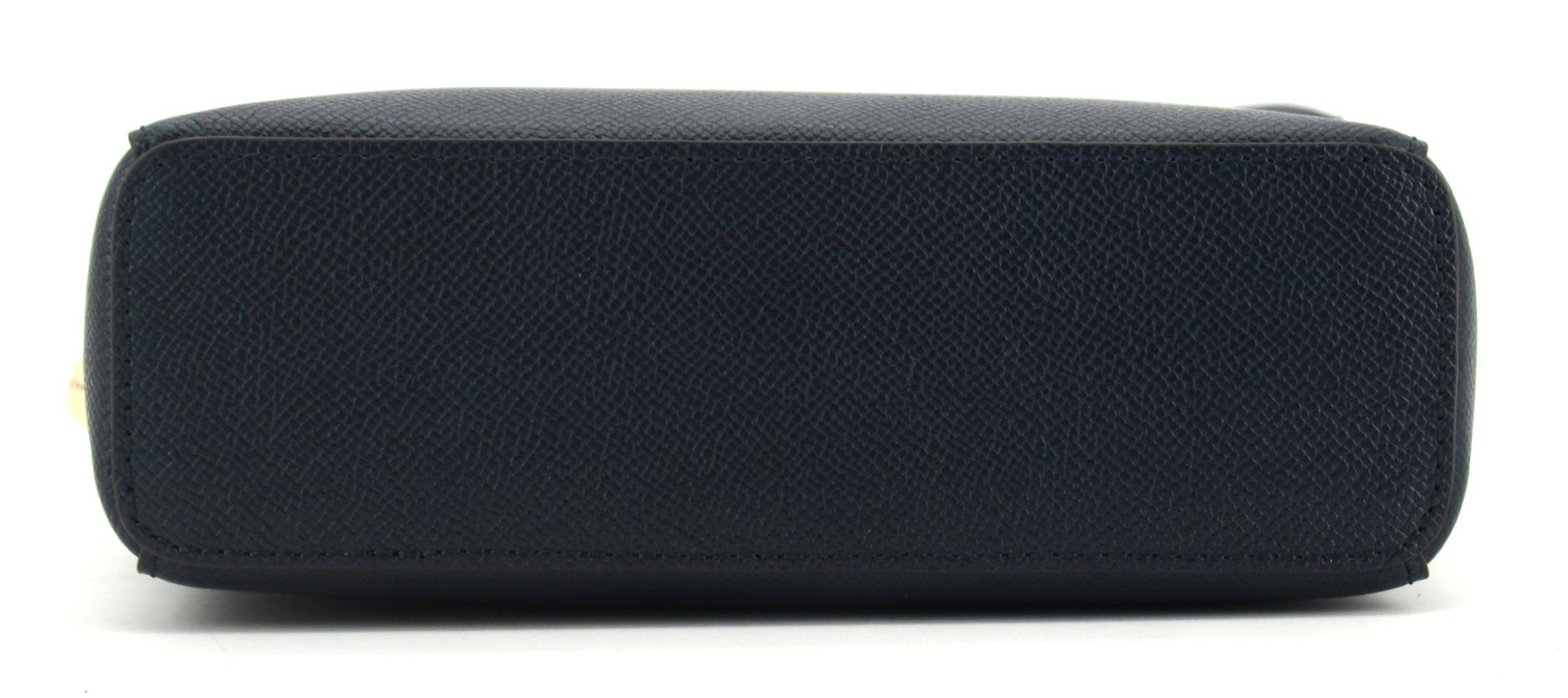 Кросс-боди Maison Pourchet Cassetta Leather 77101, цвет синий, размер ONE SIZE - фото 5