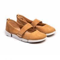 Женские туфли на ремешке Clarks(Tri Carrie 26131106), коричневые, арт: 26131106