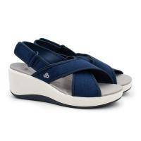 Женские босоножки Clarks, синие, арт: 26148929