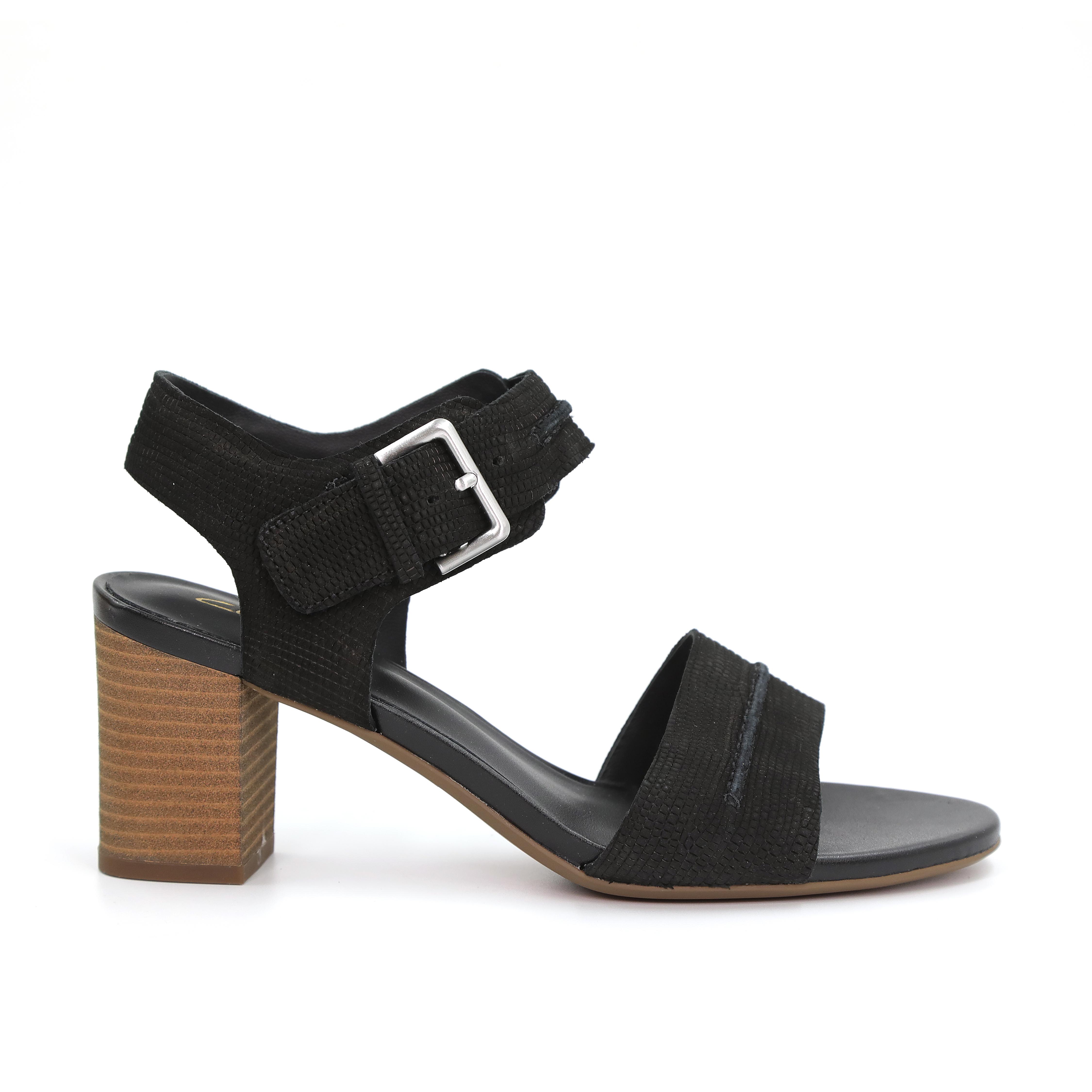 

Женские босоножки Clarks, черные, Черный