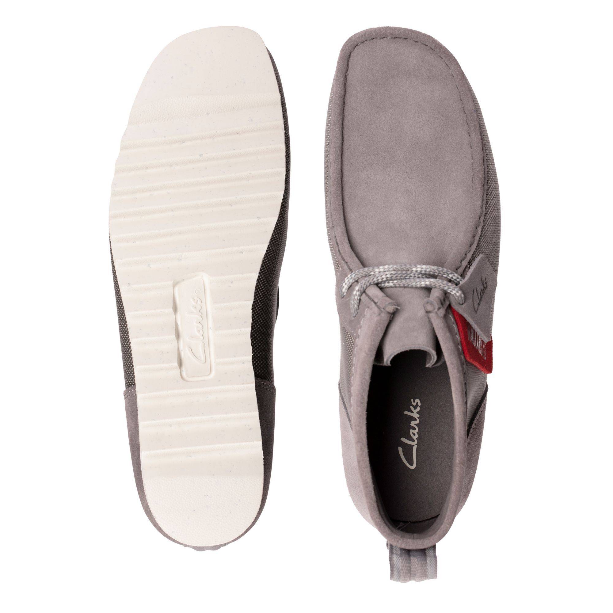 Clarks gray shoes best sale