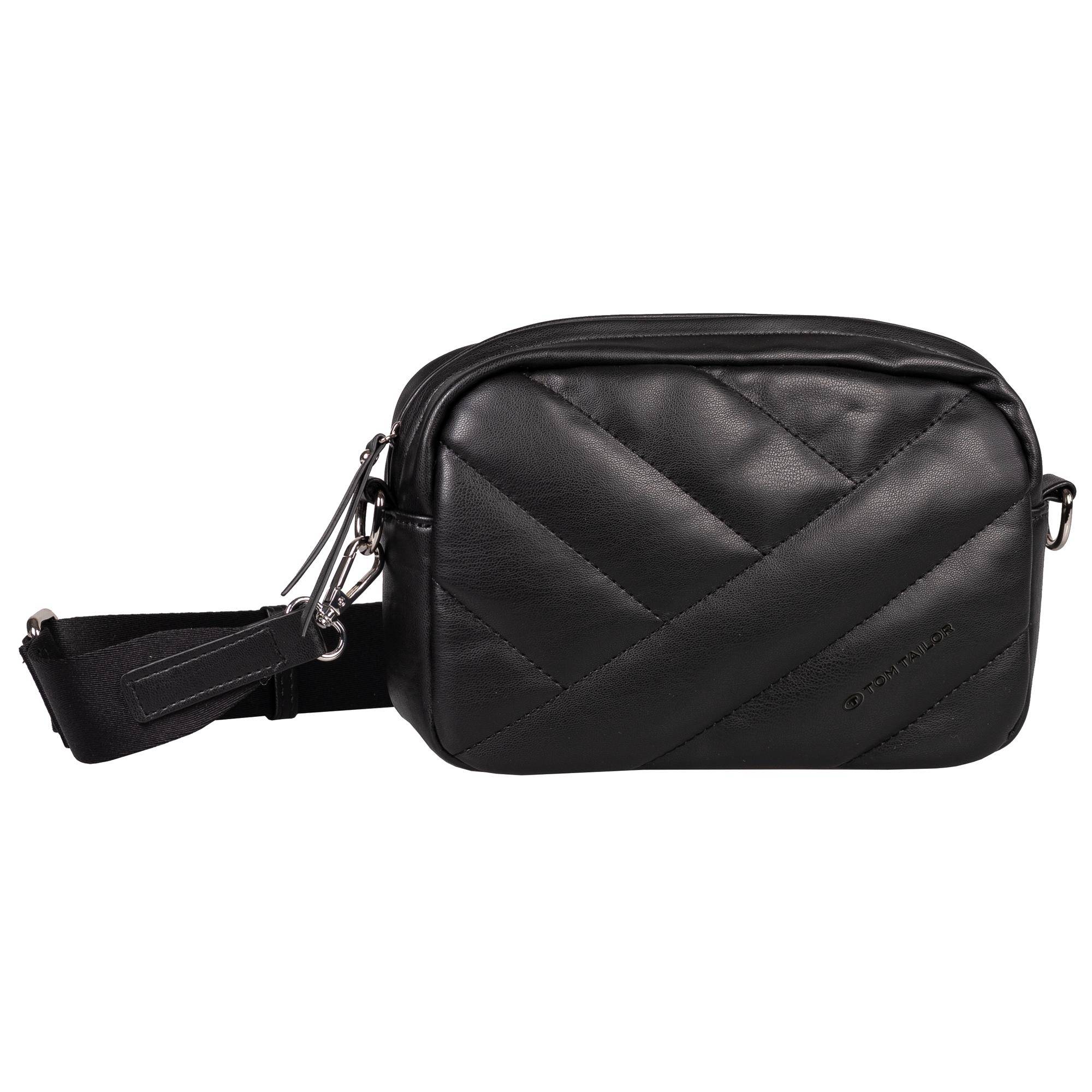 Женская сумка-бочонок Tom Tailor, черная, цвет черный, размер ONE SIZE
