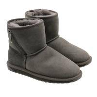 Женские полусапоги из овчины (угги) EMU Australia, серые, арт: W12560