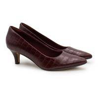 Женские туфли-лодочки Clarks, бордовые, арт: 26150770