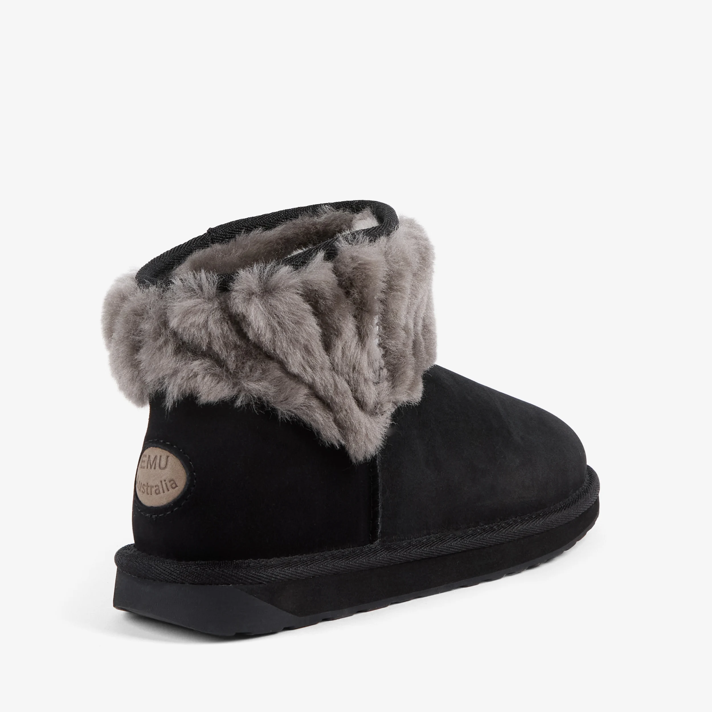 

Женские полусапоги из овчины (угги) EMU Australia, черные, Черный