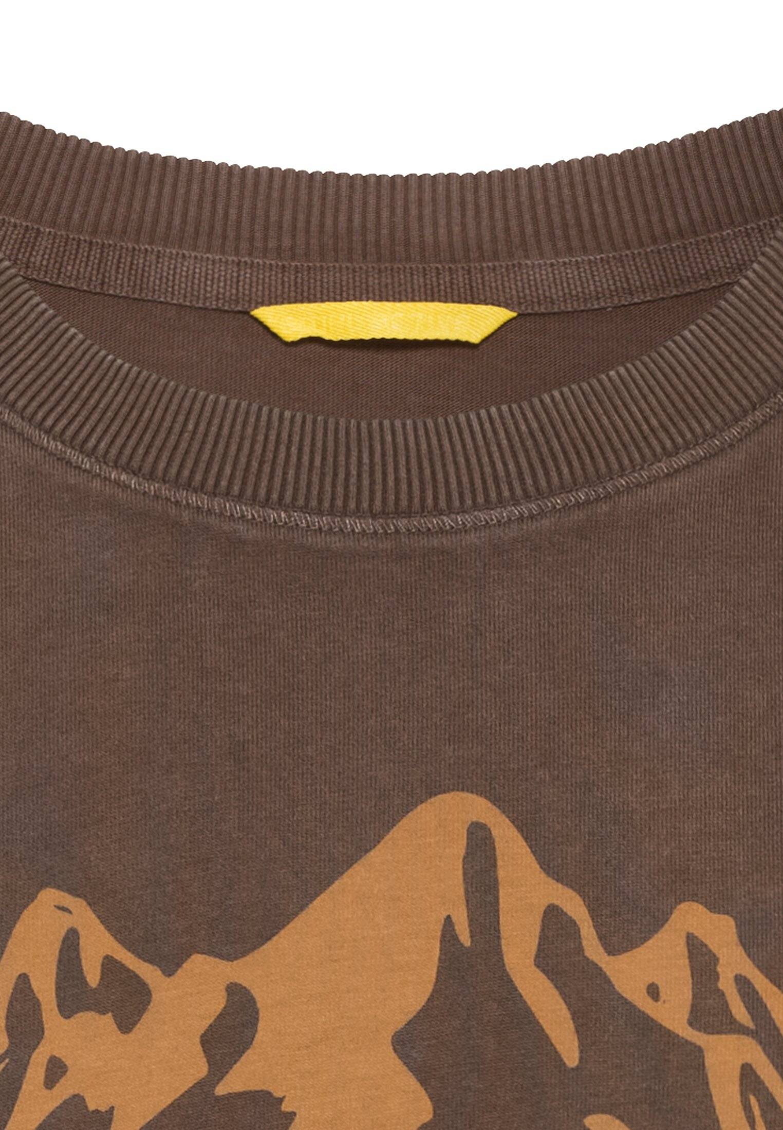 Мужская футболка Camel Active, коричневая, цвет коричневый, размер 56 - фото 3