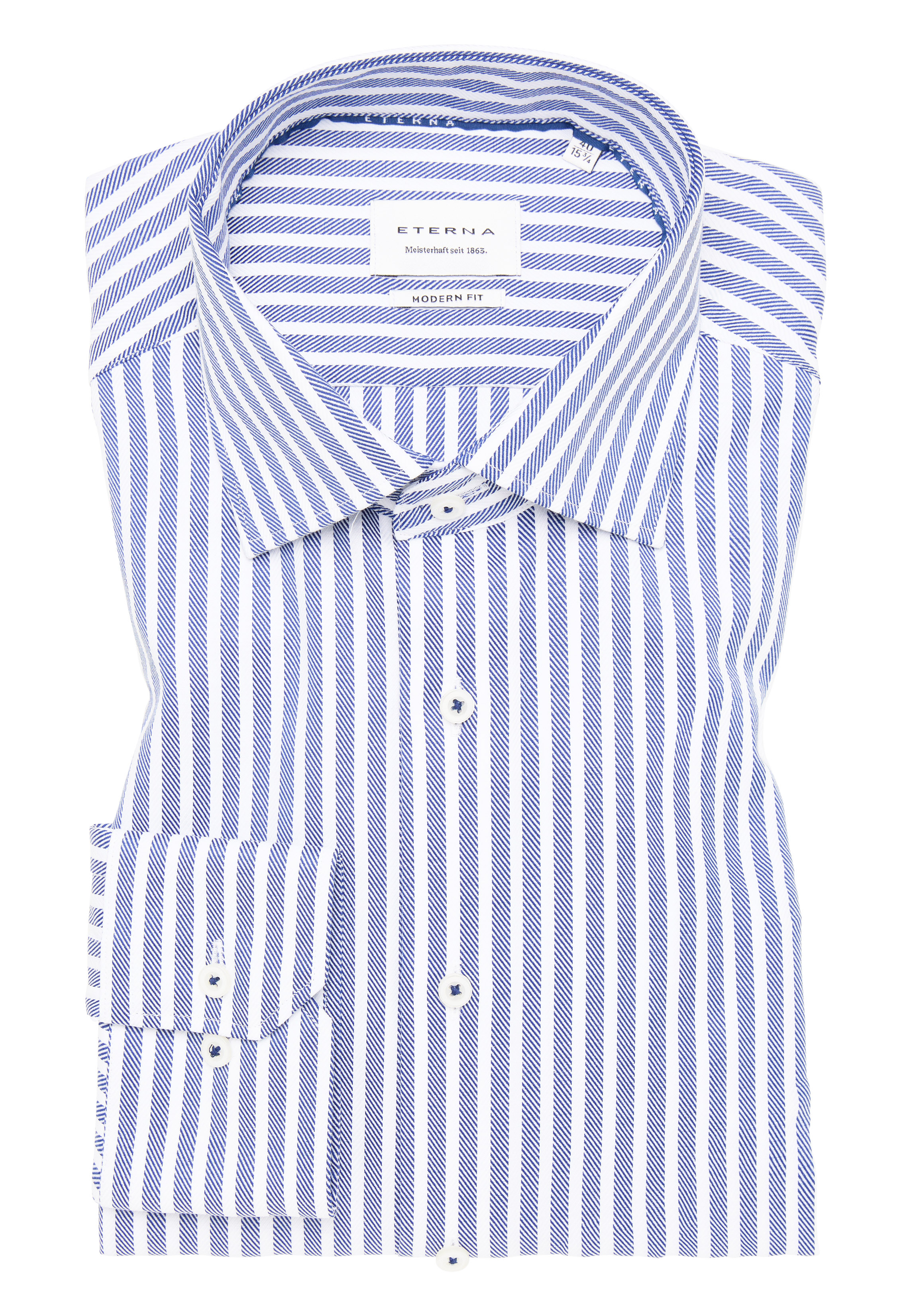 

Мужская рубашка ETERNA, голубая, Голубой