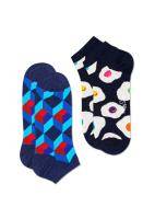 2-Pack Optic Square Low Sock OSQ02 - 2-Pack Optic Square Low Sock OSQ02