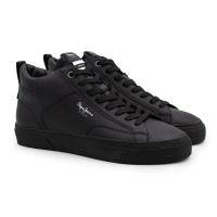 Мужские высокие кеды Pepe Jeans London, черные, арт: PMS30789