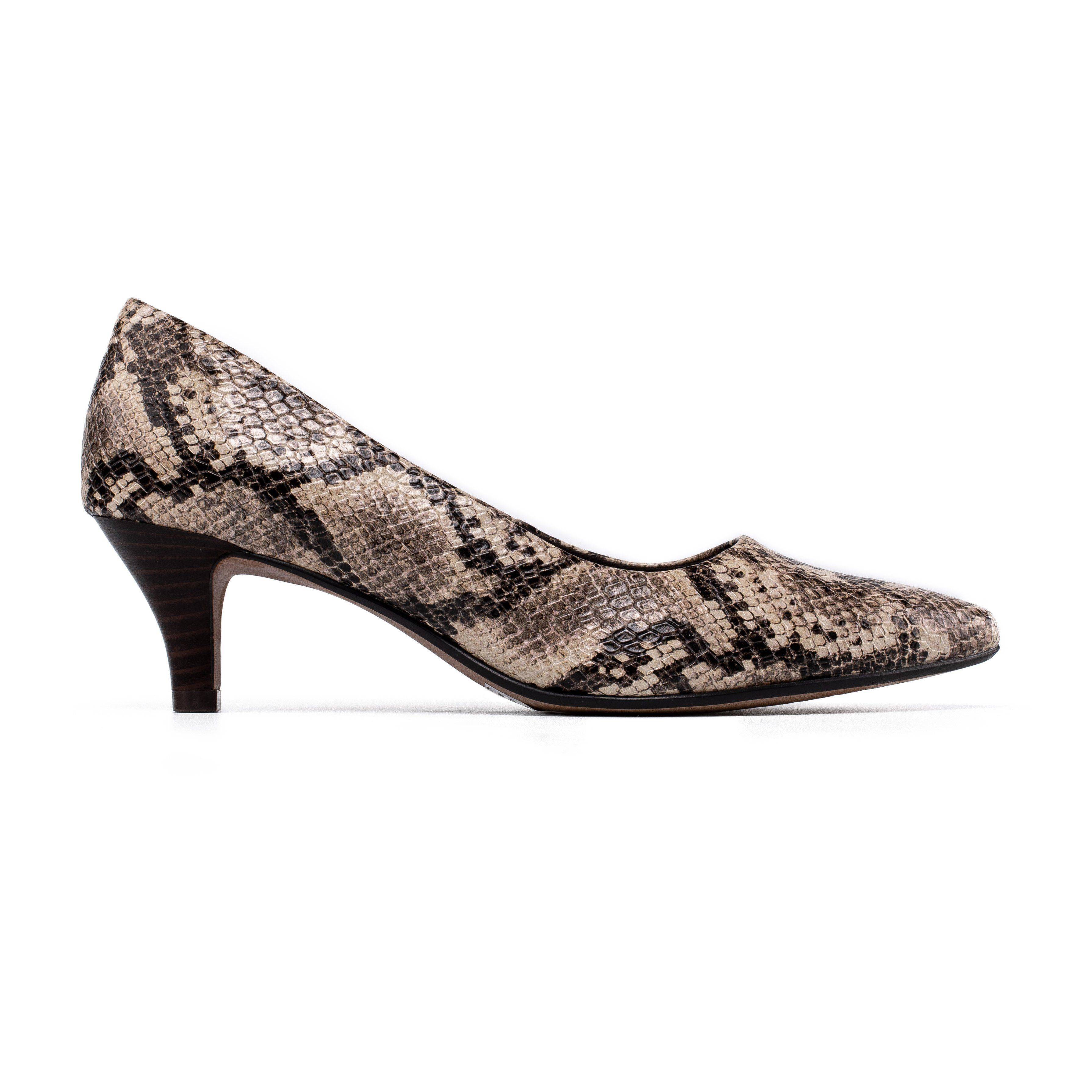 Женские туфли-лодочки Clarks(Linvale Jerica 26146450), серые, цвет серый, размер 41.5 - фото 5